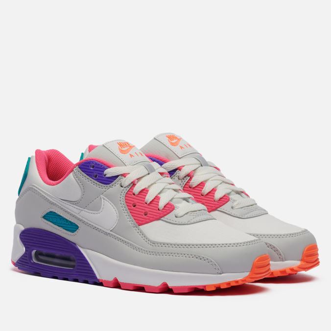 фото Кроссовки женские nike air max 90 серые 7.5 us