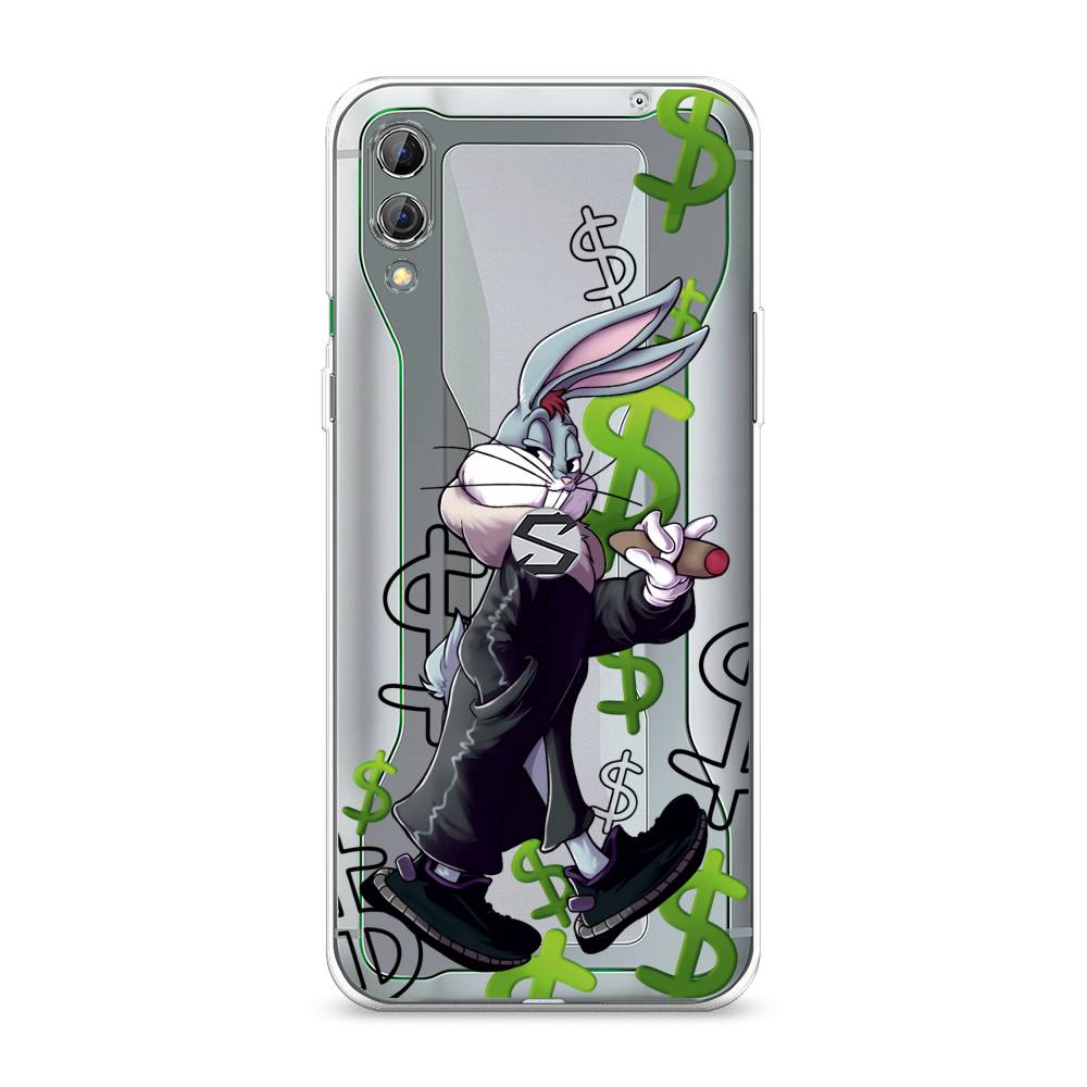 

Чехол на Xiaomi Black Shark 2 "Rich Bugs Bunny", Зеленый;черный;голубой, 36350-6