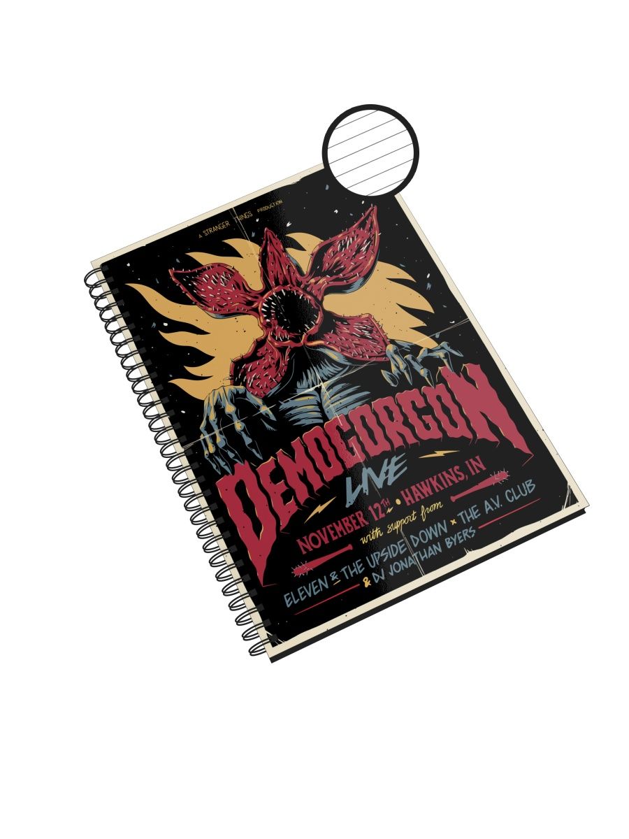 

Блокнот СувенирShop "Очень странные дела/Stranger things" NP-SROSD1-A4/3 A4 48л в линейку, NP-SROSD1-A4/3