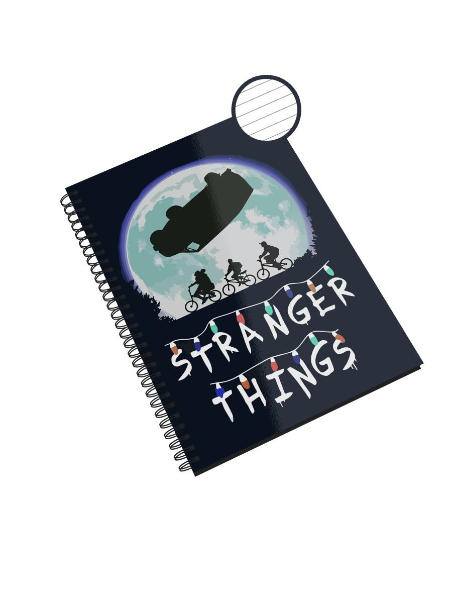 

Блокнот СувенирShop "Очень странные дела/Stranger things" NP-SROSD2-A4/3 A4 48л в линейку, NP-SROSD2-A4/3