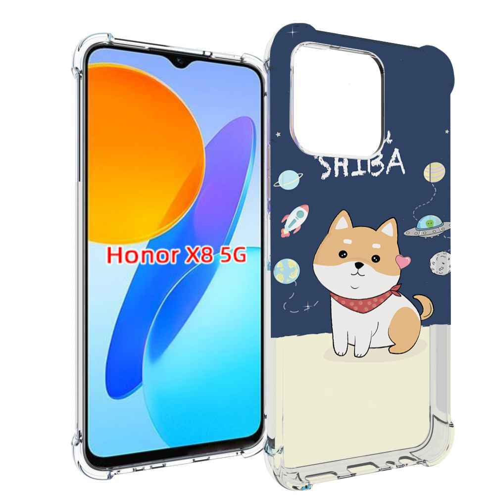 

Чехол MyPads сиба-шиба-ину для Honor X8 5G, Прозрачный, Tocco