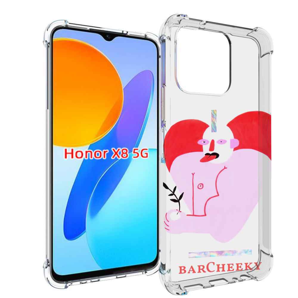 

Чехол MyPads силач в сердце женский для Honor X8 5G, Прозрачный, Tocco