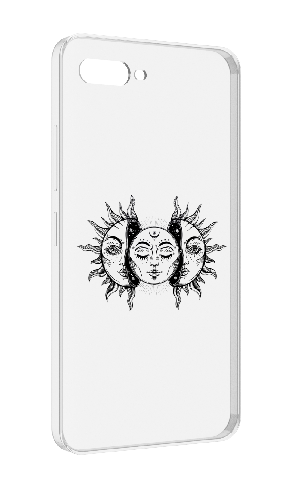 

Чехол MyPads луна-в-солнце для ITEL A25 / ITEL A25 Pro / ITEL A35, Прозрачный, Tocco