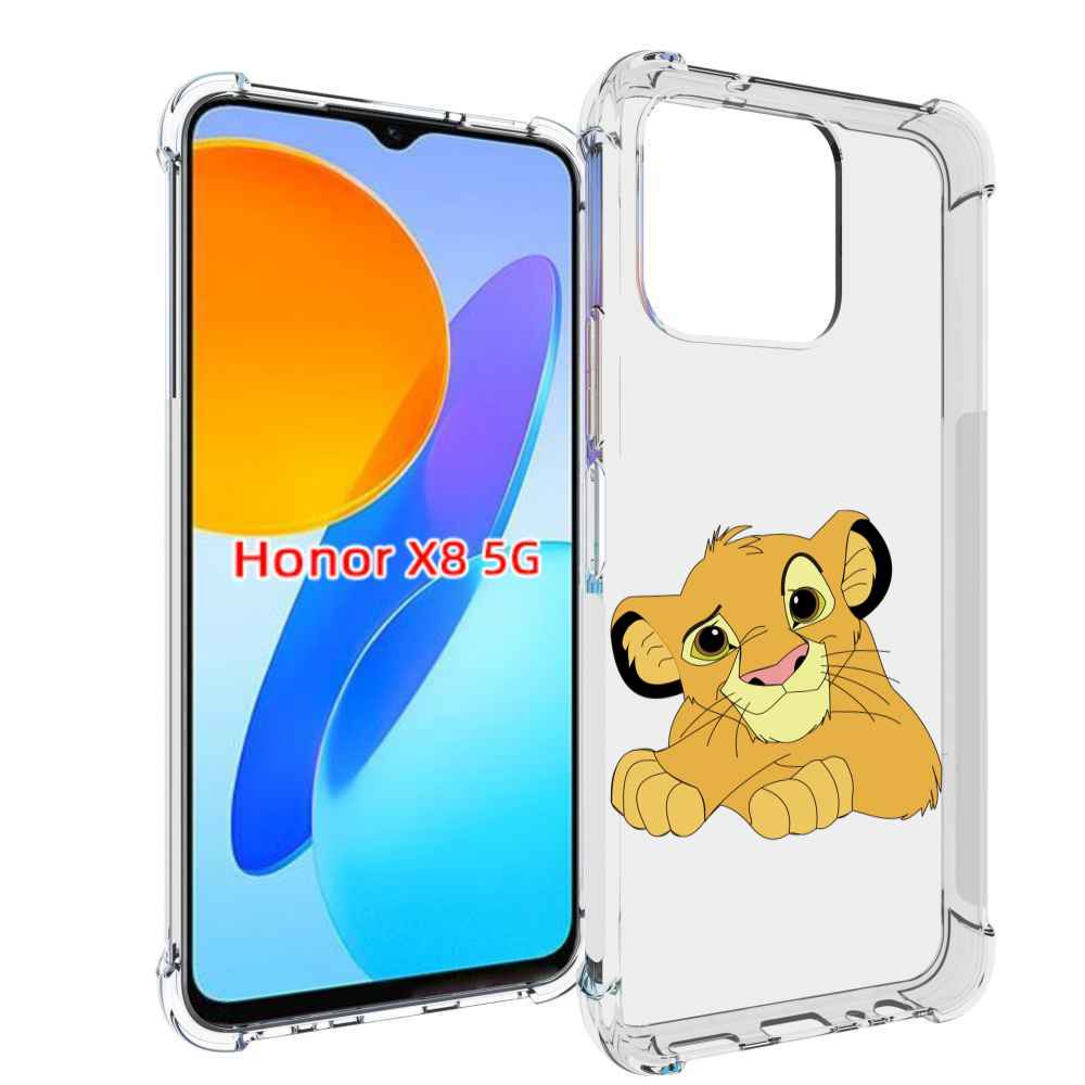 

Чехол MyPads симба-красивый для Honor X8 5G, Прозрачный, Tocco