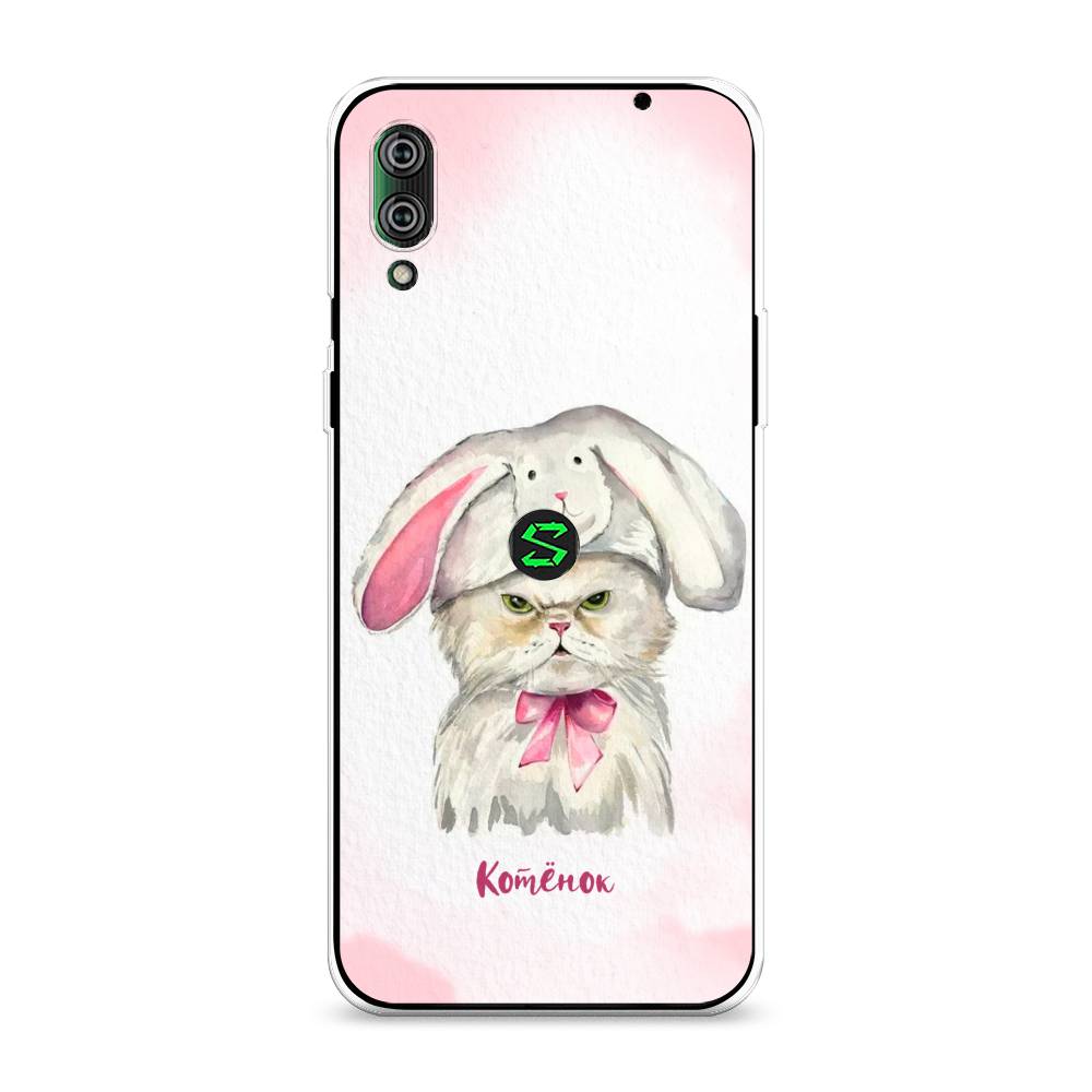 

Чехол на Xiaomi Black Shark 2"Мой котёнок", Розовый;серый, 36450-1