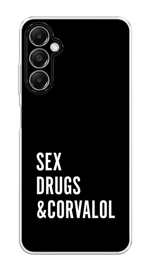 

Чехол на Samsung Galaxy A05s "Corvalol", Черный;серый;белый, 2108850-1