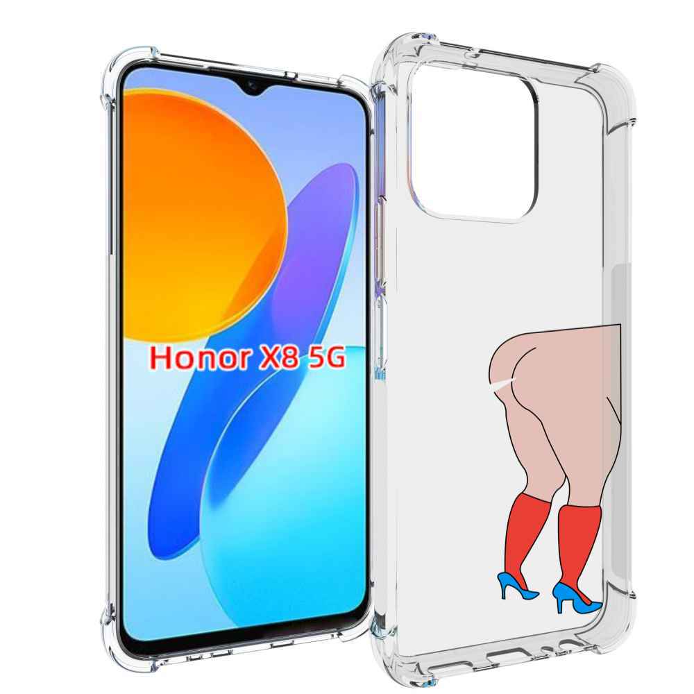 

Чехол MyPads смешная-ситуация детский для Honor X8 5G, Прозрачный, Tocco