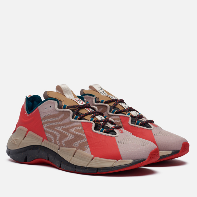 фото Кроссовки женские reebok x jurassic park zig devil kinetica коричневые 9.5 us