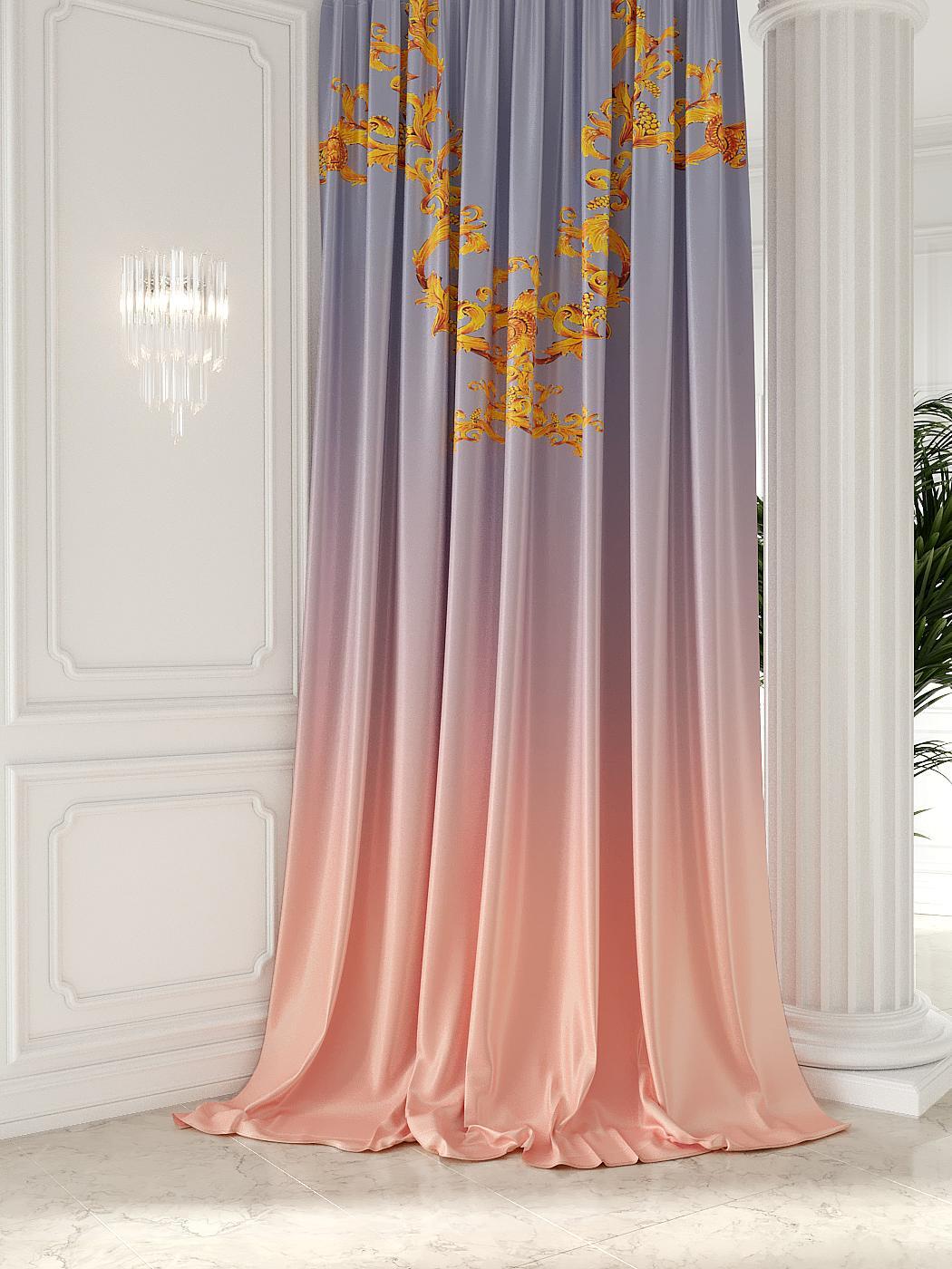 

Портьера Габардин AT HOME / шторы в комнату 150х280 см / Бирантен, 752107