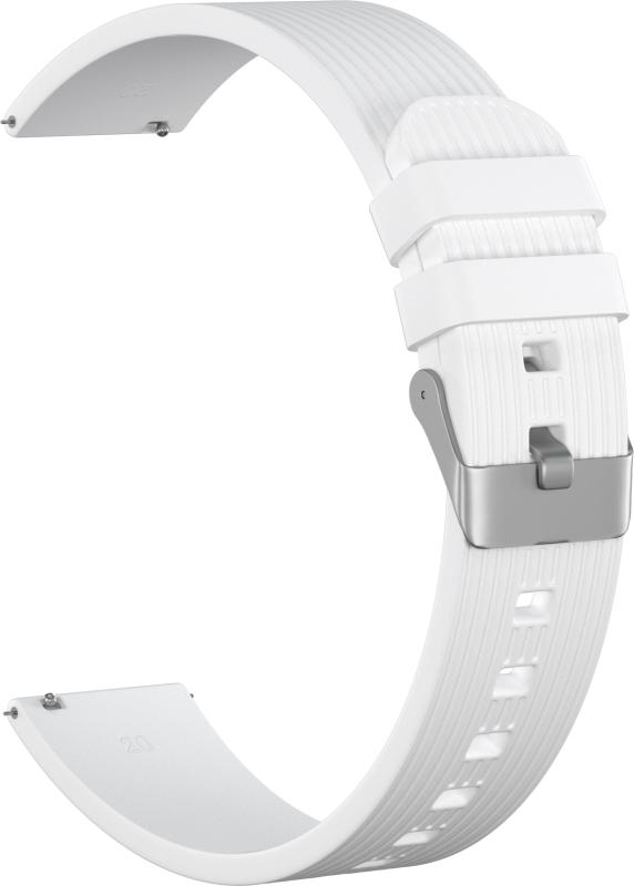 

Ремешок силиконовый GSMIN Italian Collection 20 для Elari KidPhone 4G (Белый)