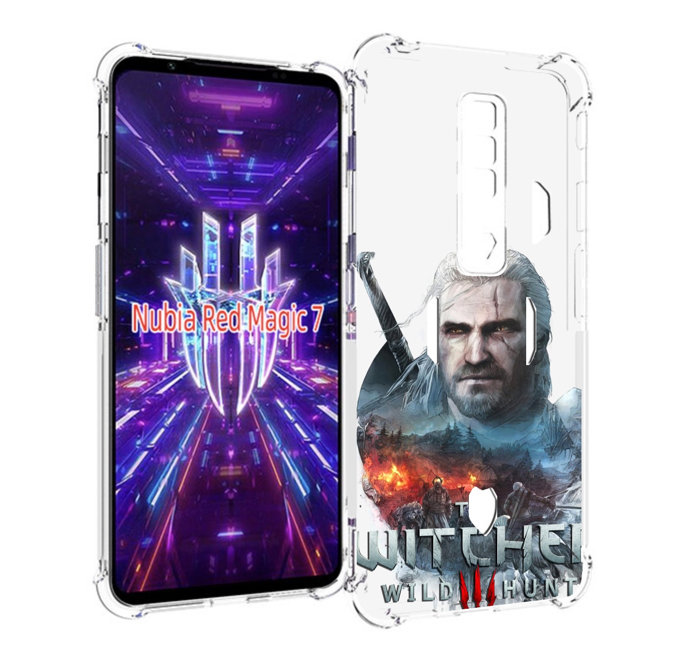 

Чехол MyPads Ведьмак для ZTE Nubia Red Magic 7, Прозрачный, Tocco