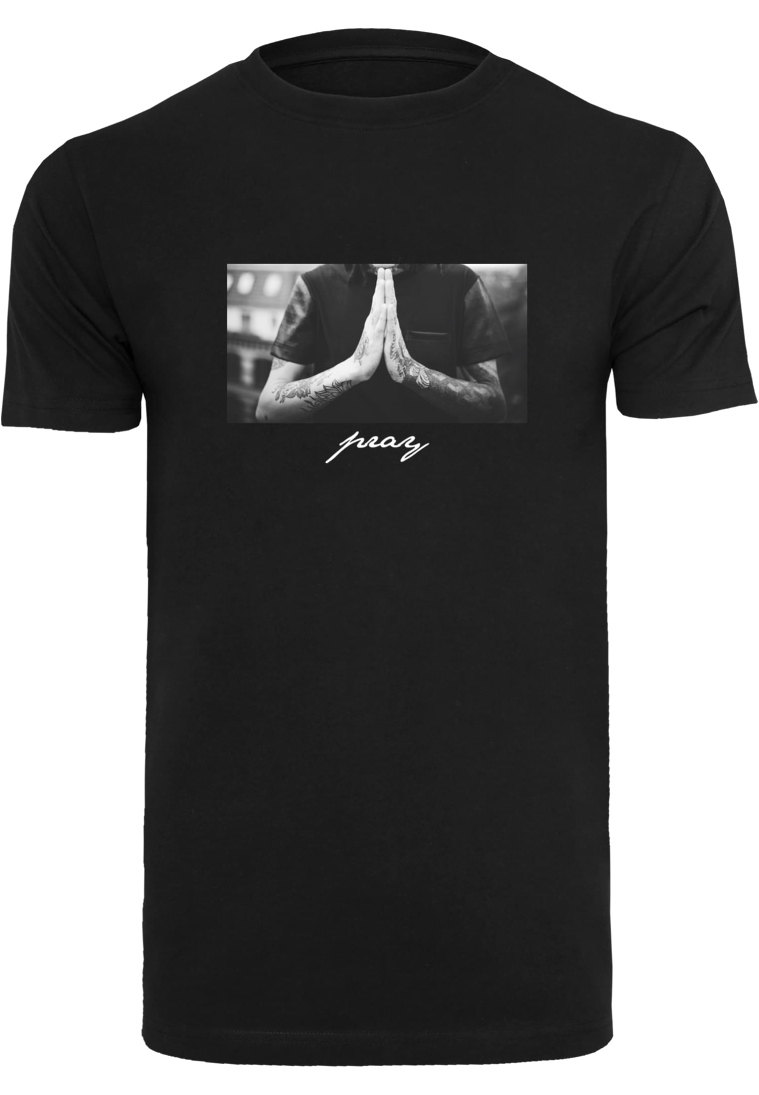 

Футболка мужская Mister Tee MT157 черная XL, Черный, Pray Tee SS23