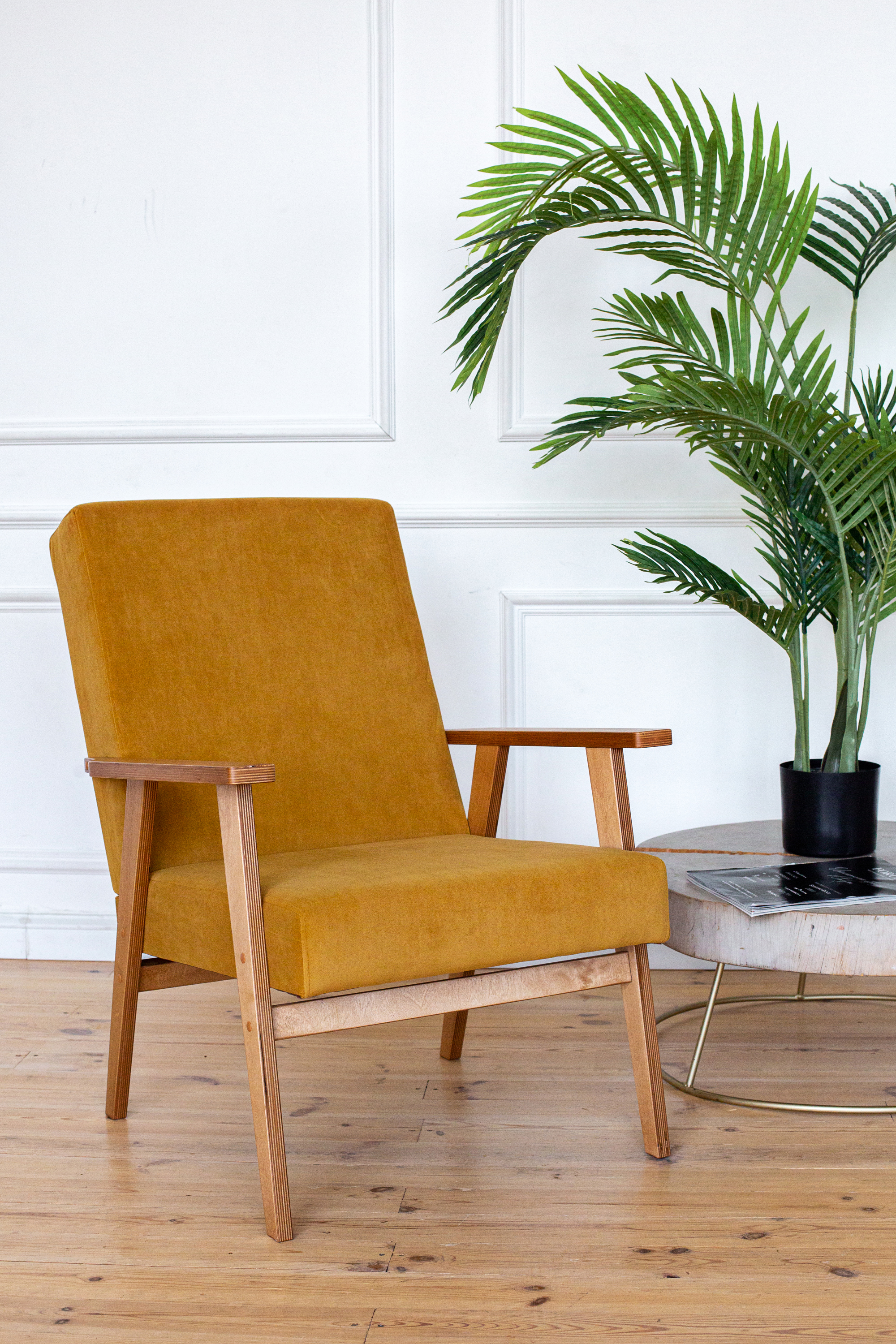 Кресло ТМ Кресло Сибири Купер для дома, дачи, офиса,горчица (Ultra Mustard)