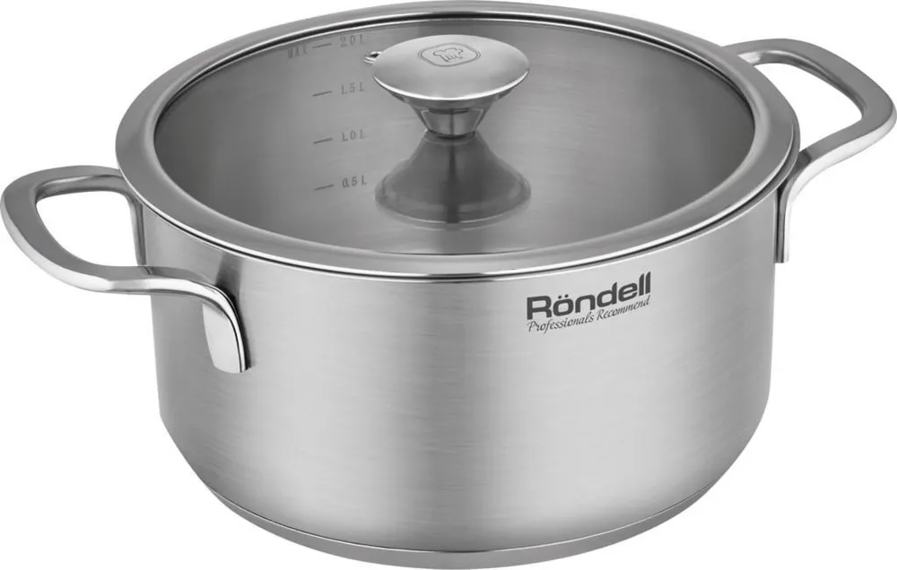 

Кастрюля Rondell Modern 2 л, Серебристый