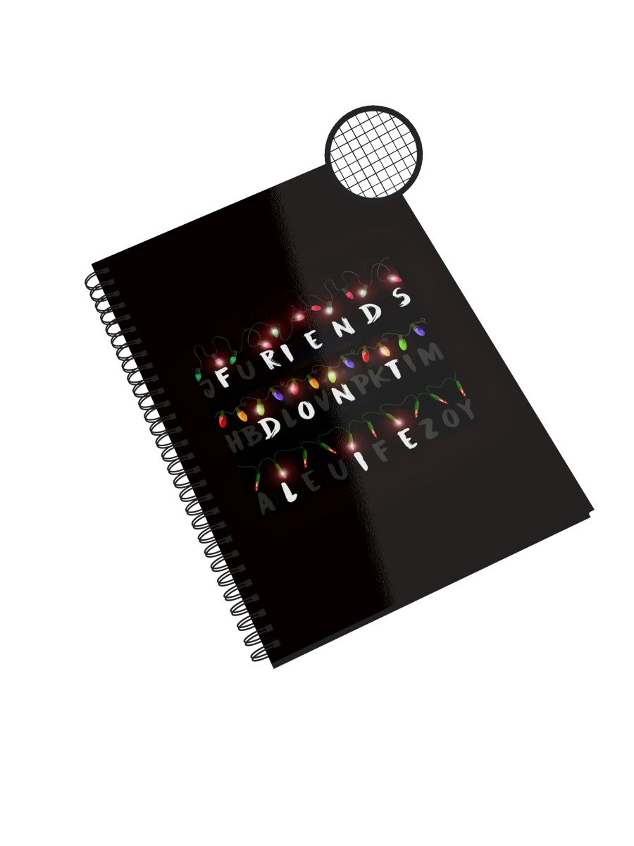 

Блокнот СувенирShop "Очень странные дела/Stranger things" NP-SROSD9-A5/2 A5 48л в клетку, NP-SROSD9-A5/2