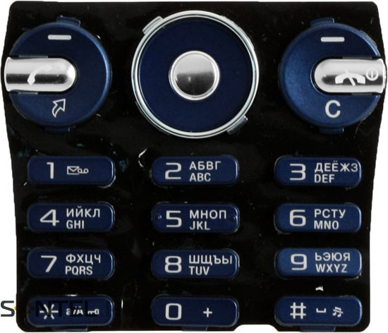 Клавиатура NoBrand для смартфона Sony Ericsson S302 синий