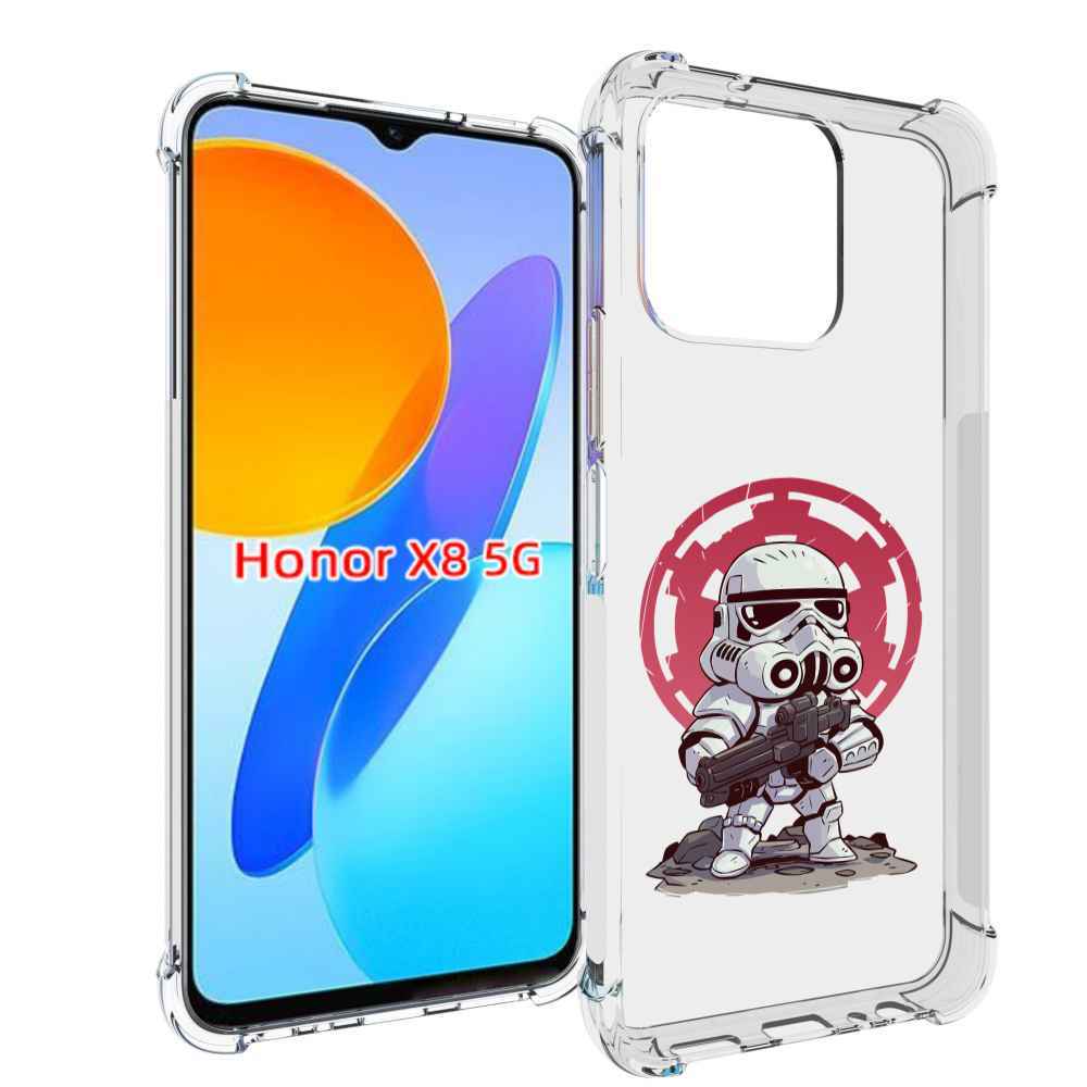 

Чехол MyPads солдат-из-старварс для Honor X8 5G, Прозрачный, Tocco