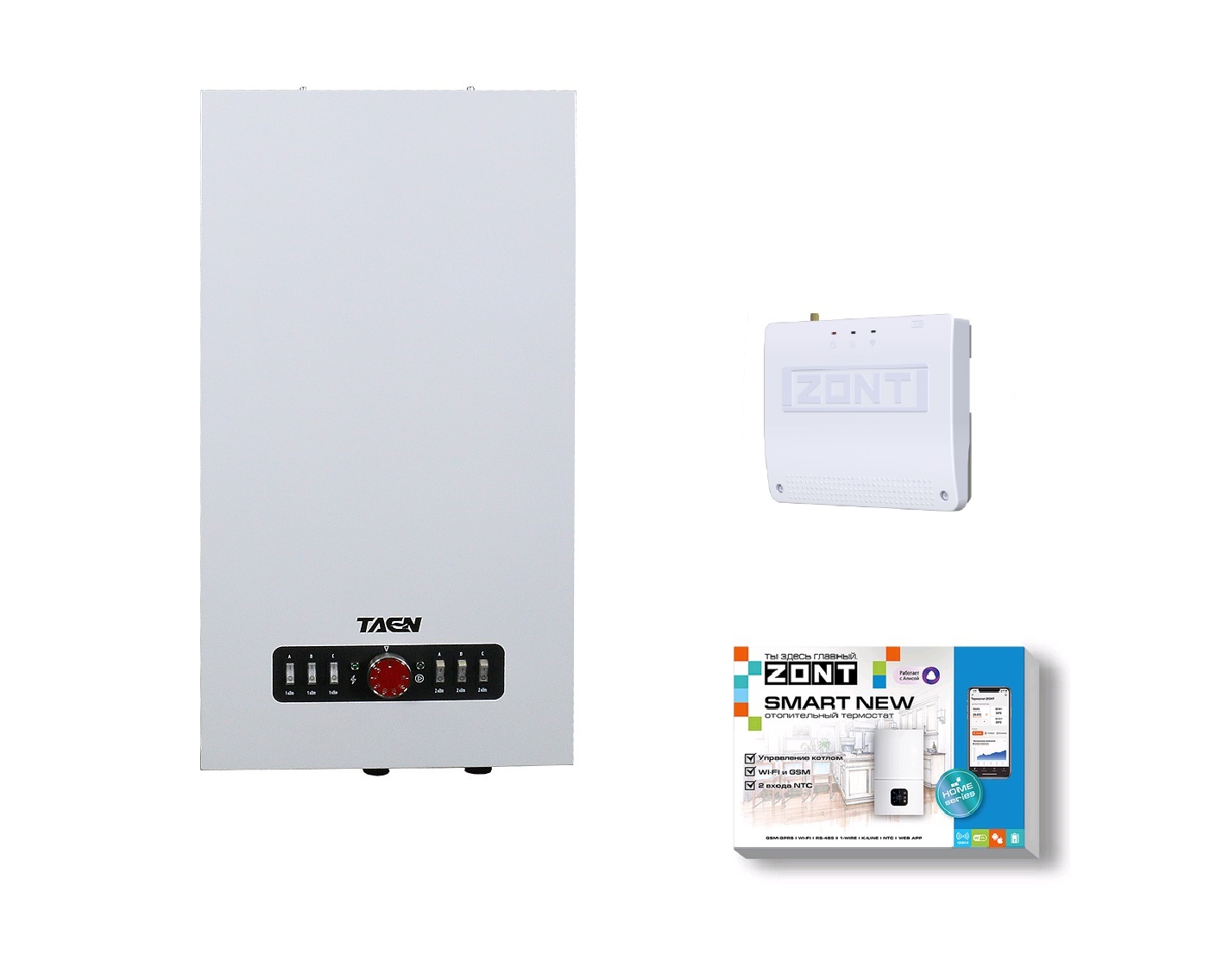 Электрический котел TAEN HEAT 9 кВт ZONT SMART NEW 60866₽