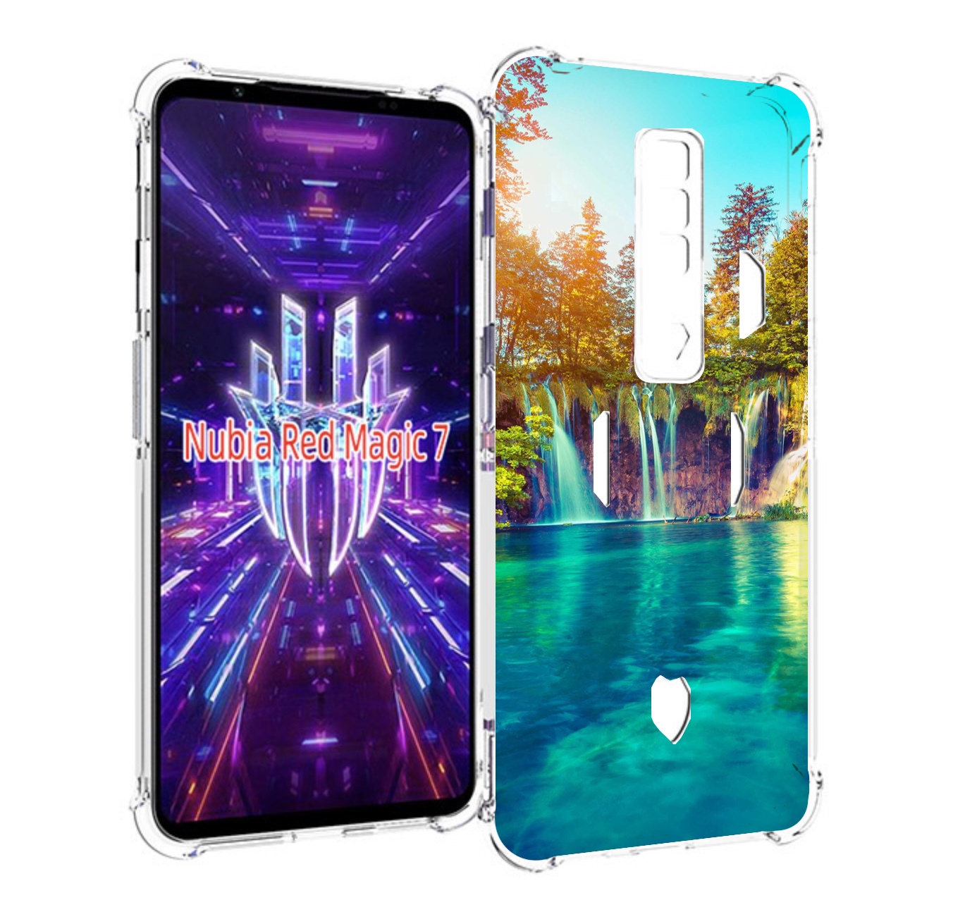 

Чехол MyPads Водапад-2 для ZTE Nubia Red Magic 7, Прозрачный, Tocco