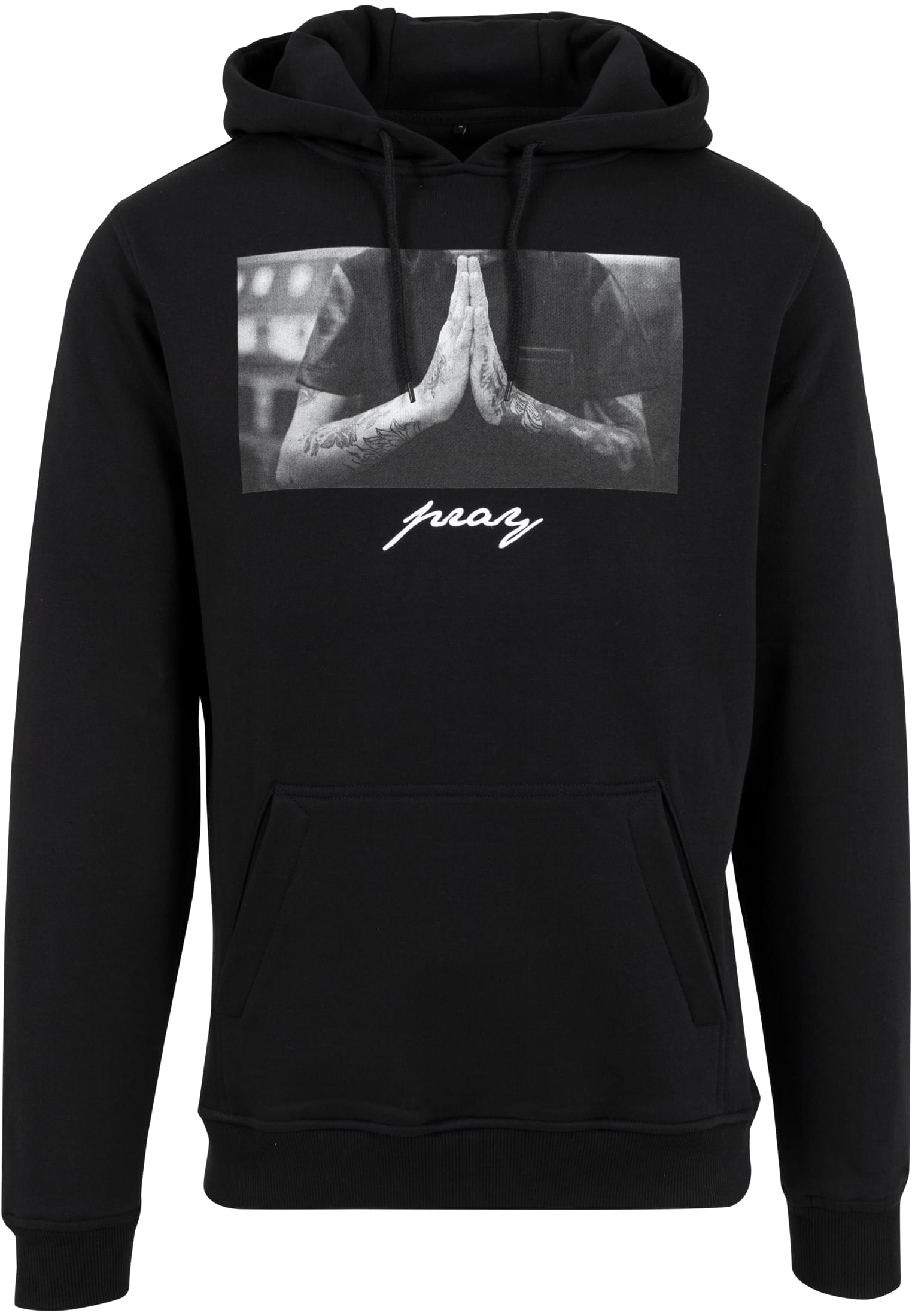 

Толстовка мужская Mister Tee MT275 черная XL, Черный, Pray Hoody SS23