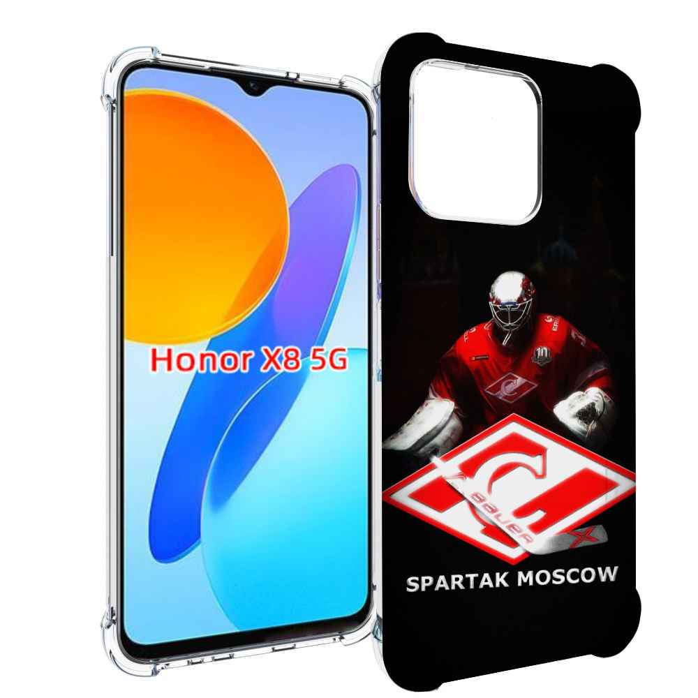 

Чехол MyPads спартак хоккеи мужской для Honor X8 5G, Прозрачный, Tocco