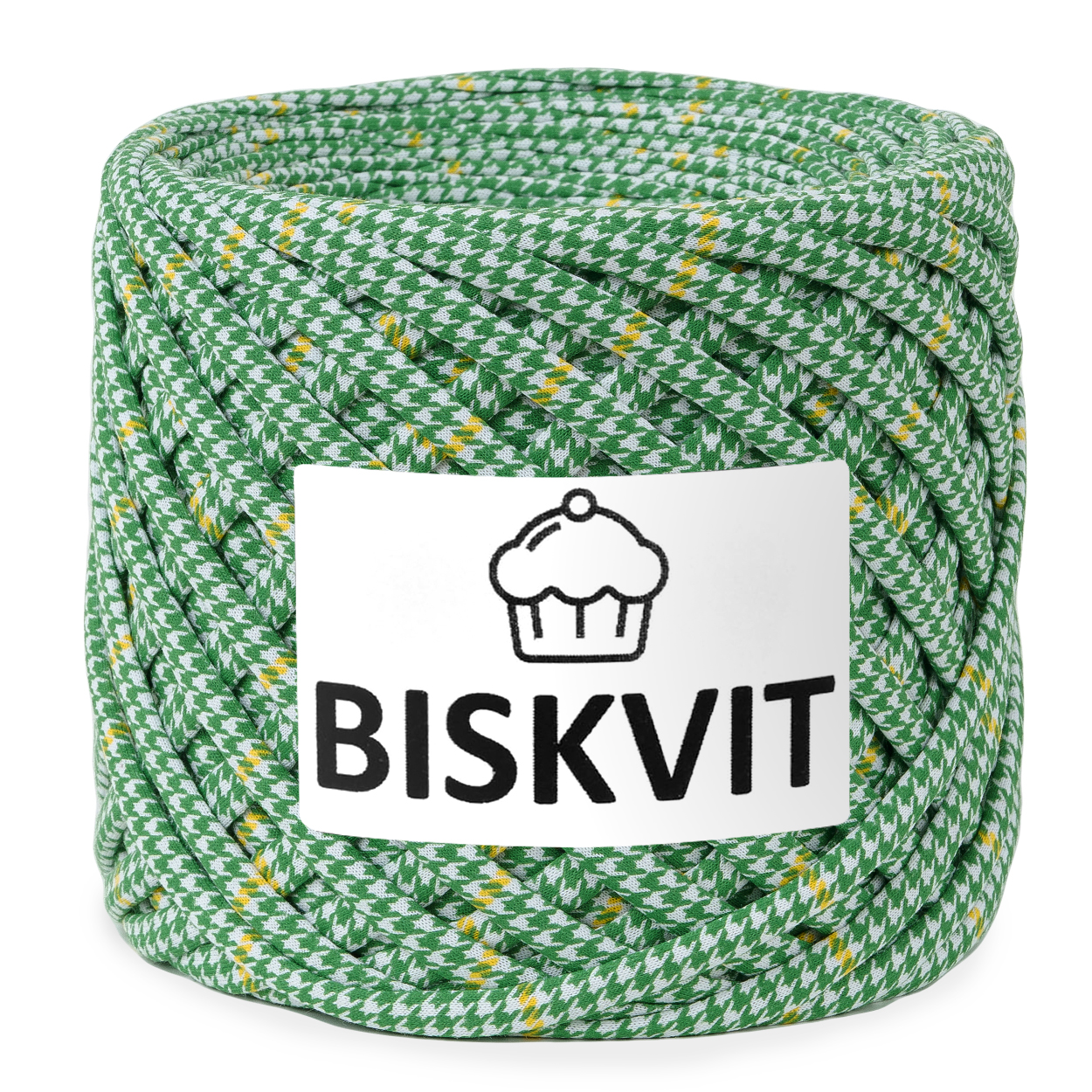 Трикотажная пряжа для вязания BISKVIT Tiffany home, 100% хлопок, 7-9мм, 100м