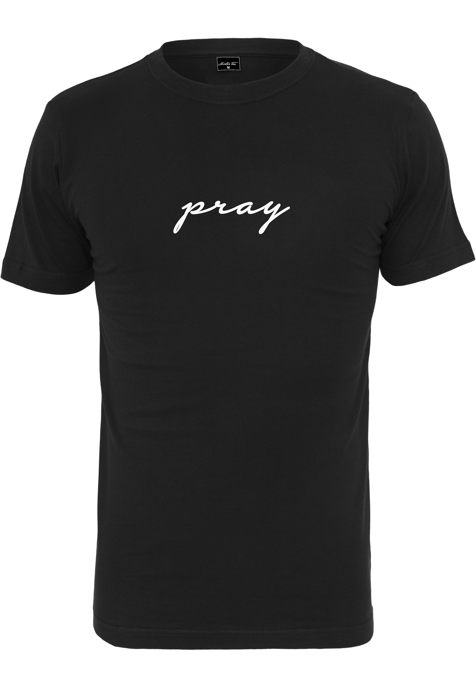 

Футболка мужская Mister Tee MT887 черная 2XL, Черный, Pray EMB Tee SS23