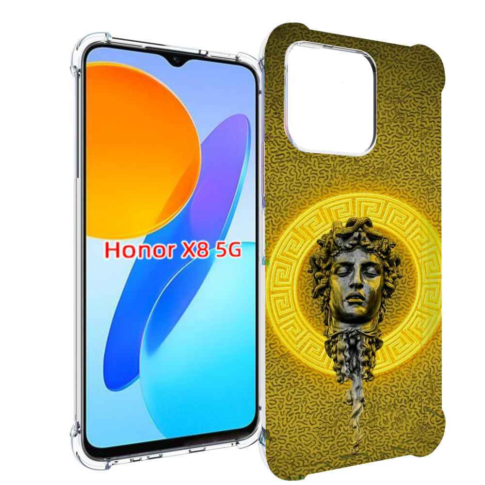 

Чехол MyPads статуя версачи для Honor X8 5G, Прозрачный, Tocco