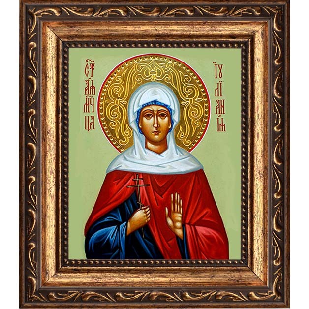 

Иулиания Россонская мученица. Икона на холсте.