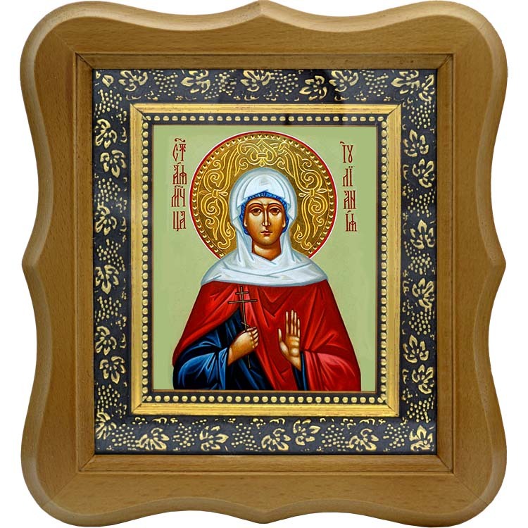 

Иулиания Россонская мученица. Икона на холсте.
