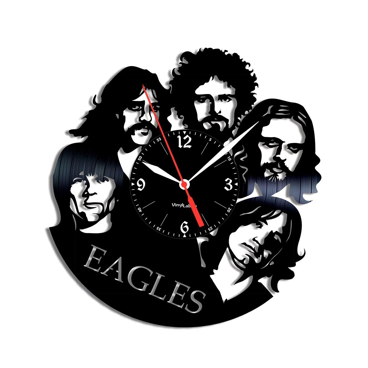 фото Часы из виниловой пластинки (c) vinyllab - eagles