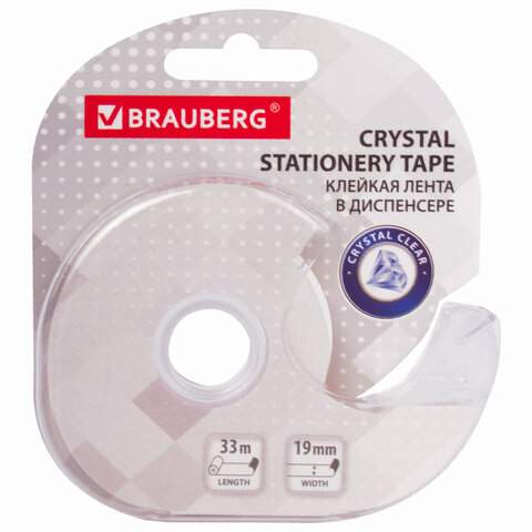 

Клейкая лента канцелярская Brauberg 228760, 19 мм. х 33м., 6 штук, Прозрачный