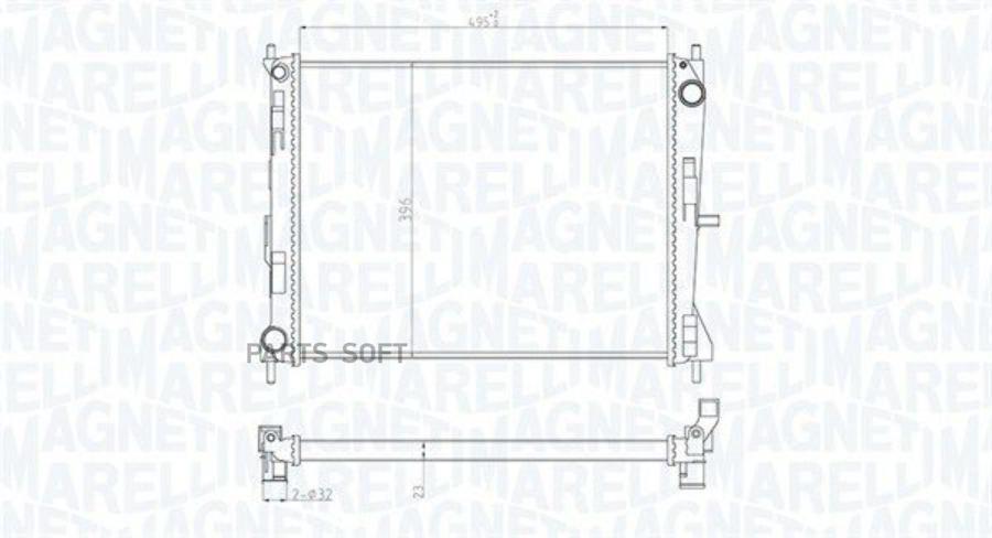 

Радиатор Magneti Marelli 350213165300