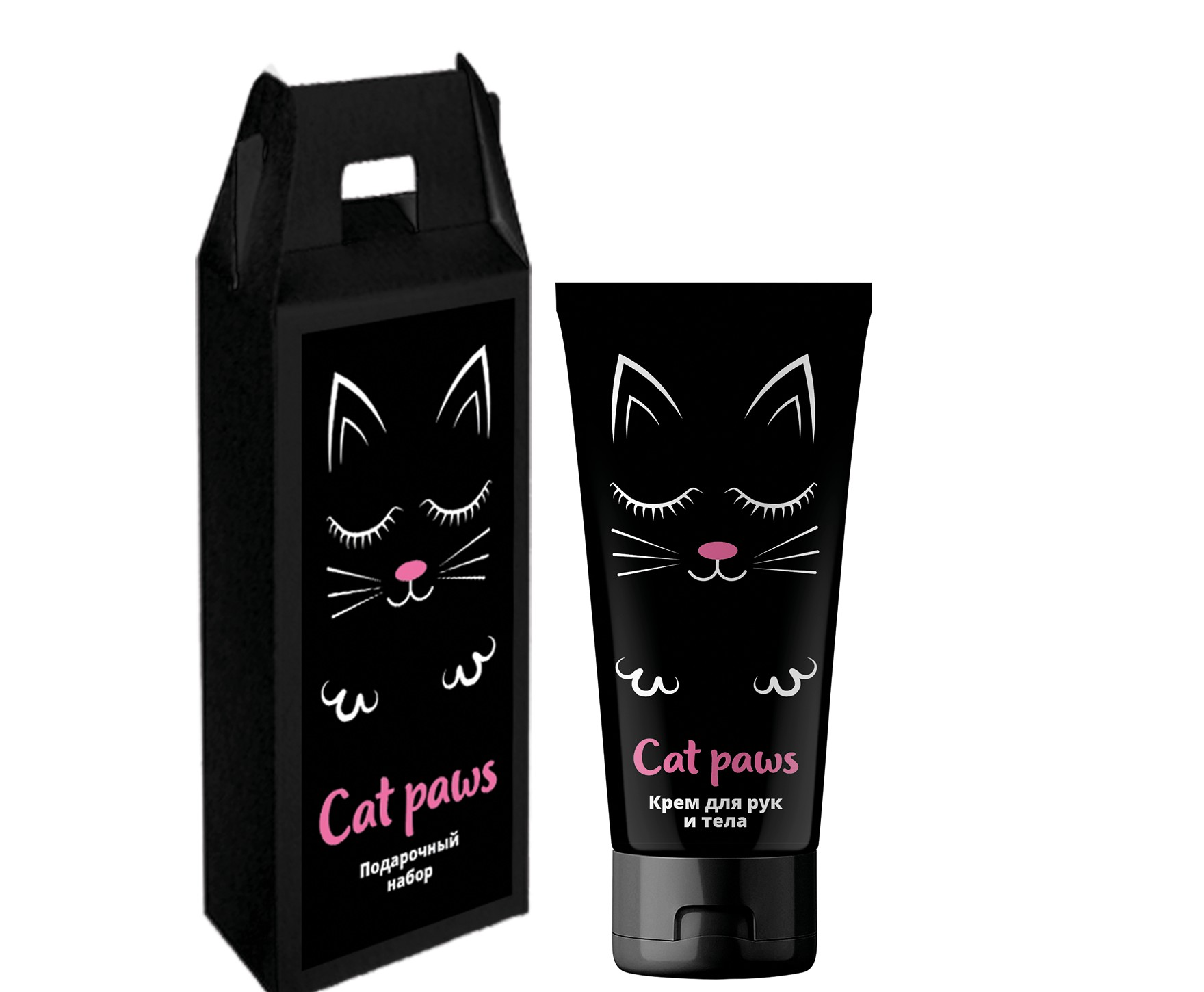 Набор Family Cosmetics CAT PAWS Крем для рук и тела 150мл х 2шт. кошачьи проделки