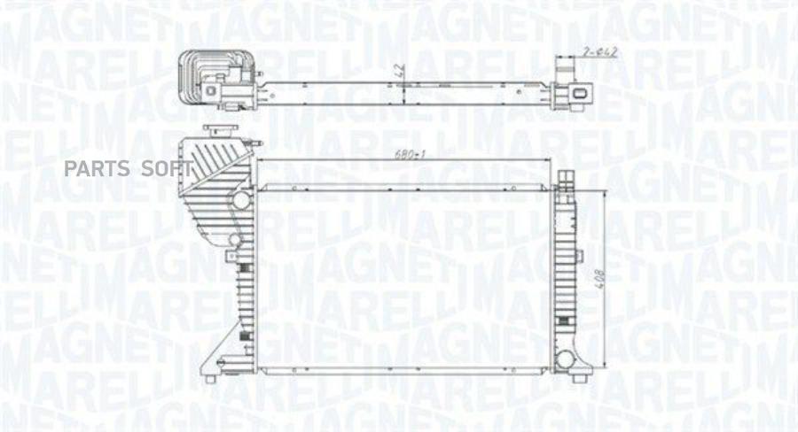 

Радиатор Magneti Marelli 350213177400