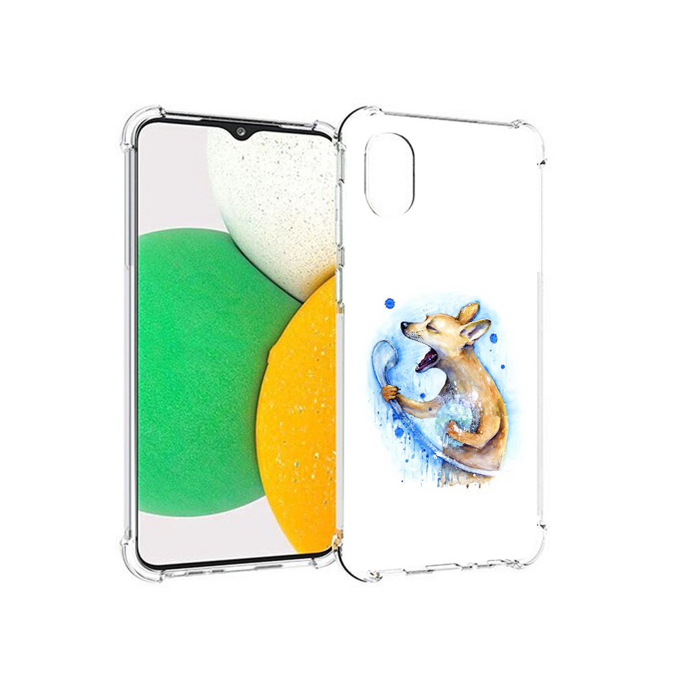 Чехол MyPads Tocco для Samsung Galaxy A03 Core пение в душе (PT224480.538.537)