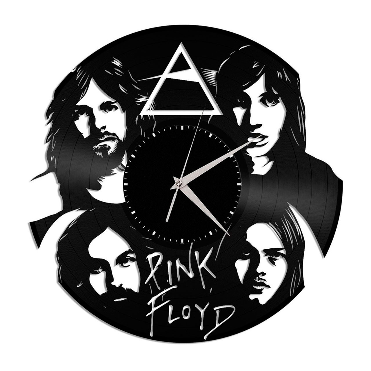 фото Часы из виниловой пластинки (c) vinyllab - pink floyd