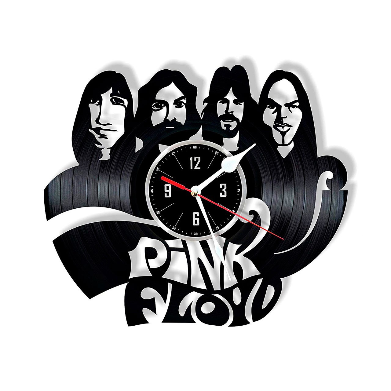 фото Часы из виниловой пластинки (c) vinyllab - pink floyd