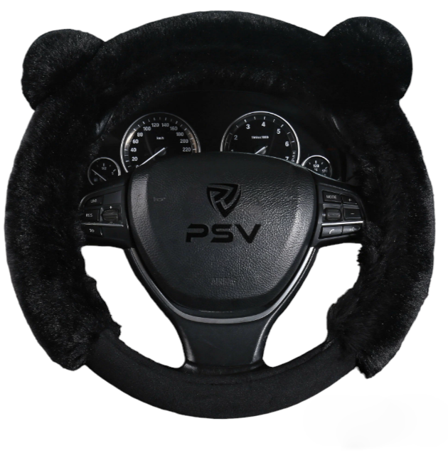 

Оплётка на руль иск. мех PSV MISHKA Premium (Черный/Черный велюр) M 1шт
