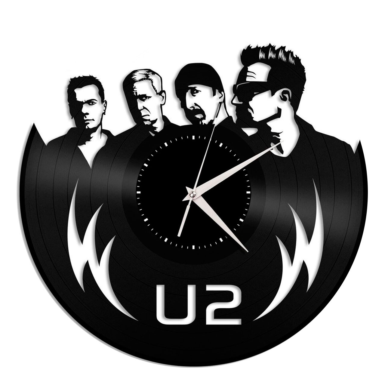 фото Часы из виниловой пластинки (c) vinyllab - u2