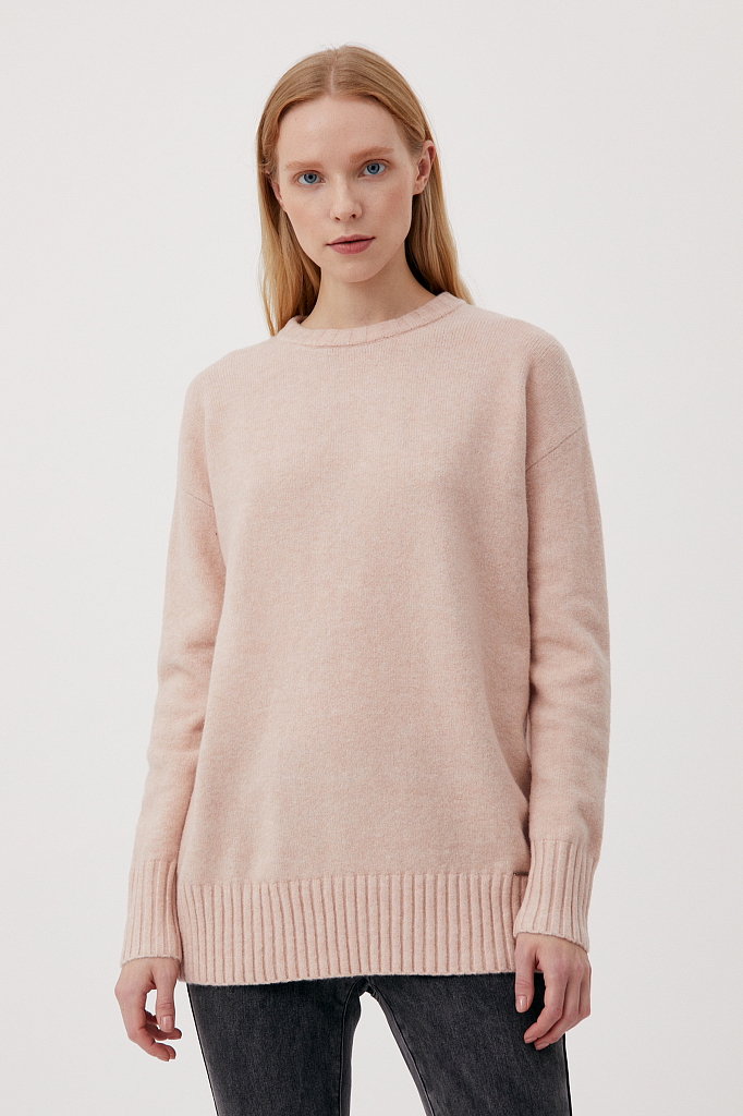 

Джемпер женский Finn Flare FWB51105 розовый 2XL, FWB51105