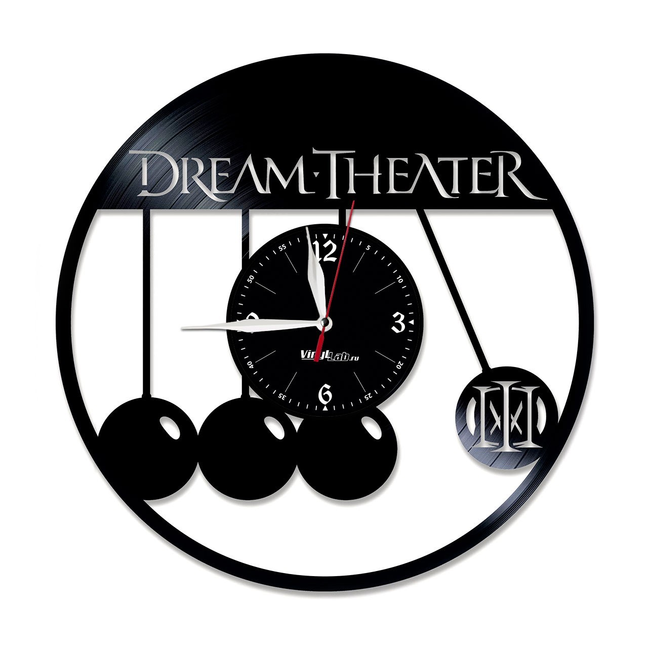 фото Часы из виниловой пластинки (c) vinyllab - dream theater