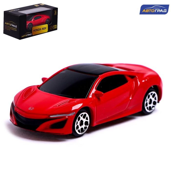 

Машина металлическая HONDA NSX, 1:64, цвет красный, Металлический транспорт