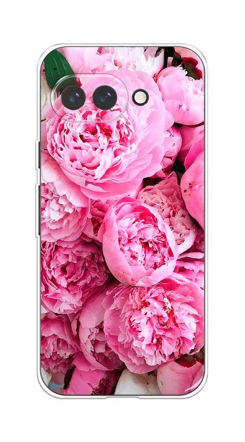 

Чехол на Google Pixel 9a Розовые пионы, Бежевый;розовый, 272250-1