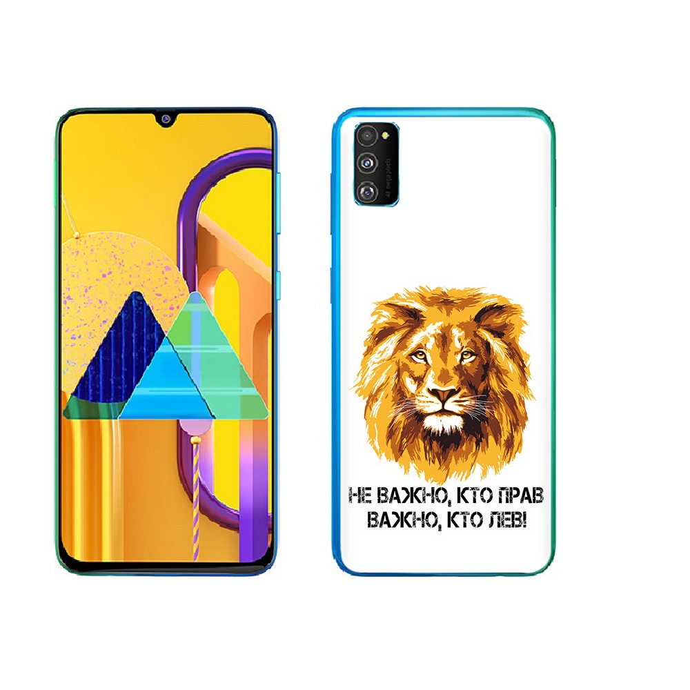 

Чехол MyPads Tocco для Samsung Galaxy M23 мудрый лев (PT227329.604.486), Прозрачный, Tocco