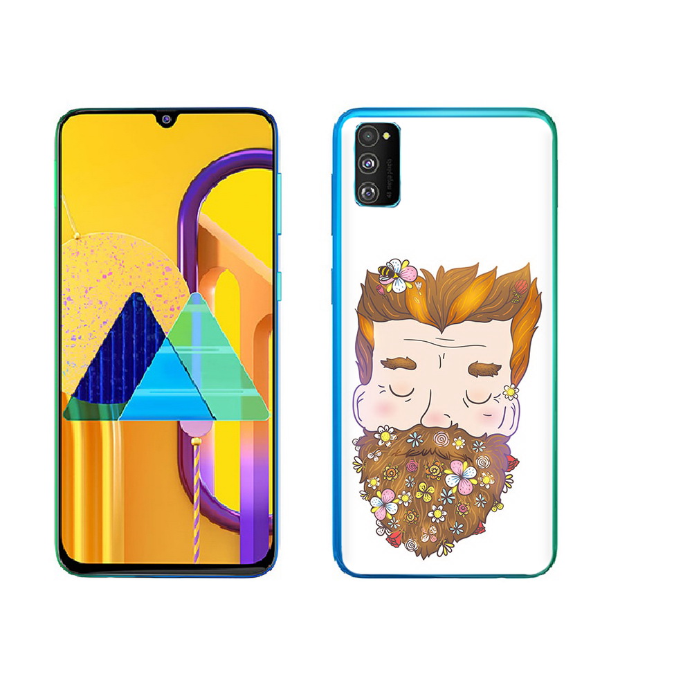 

Чехол MyPads Tocco для Samsung Galaxy M23 мужчина с цветами в бороде (PT227329.604.489), Прозрачный, Tocco
