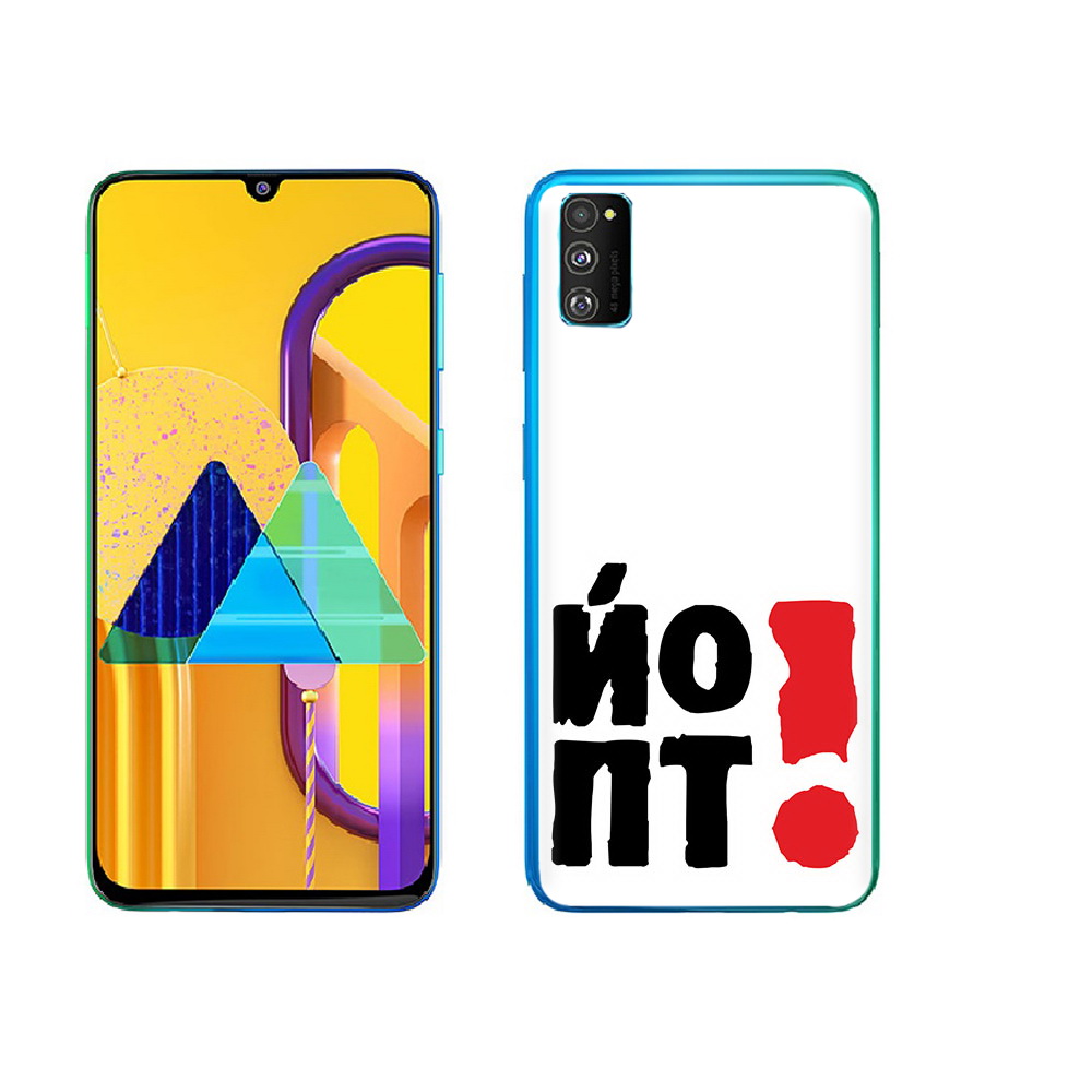 

Чехол MyPads Tocco для Samsung Galaxy M23 надписть абстракция (PT227329.604.494), Прозрачный, Tocco
