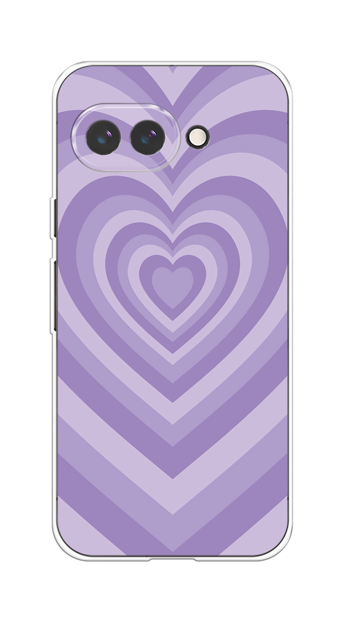 

Чехол на Google Pixel 9a Violet heart latte, Фиолетовый, 272250-1