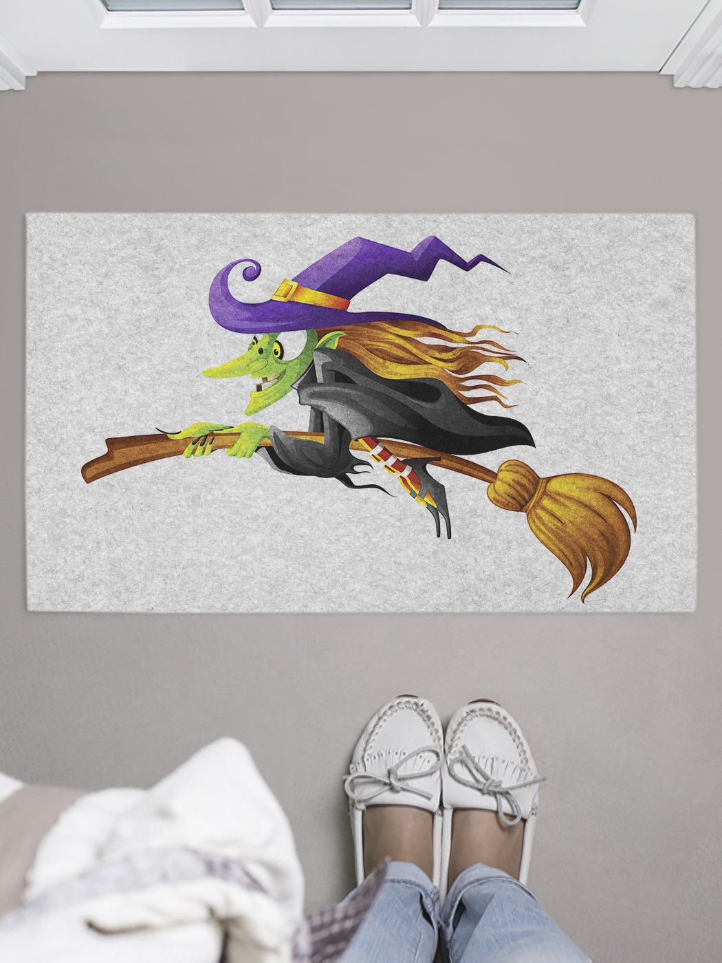 

Придверный коврик в прихожую для обуви, на резиновой основе, 75x45 см door_51661 JoyArty