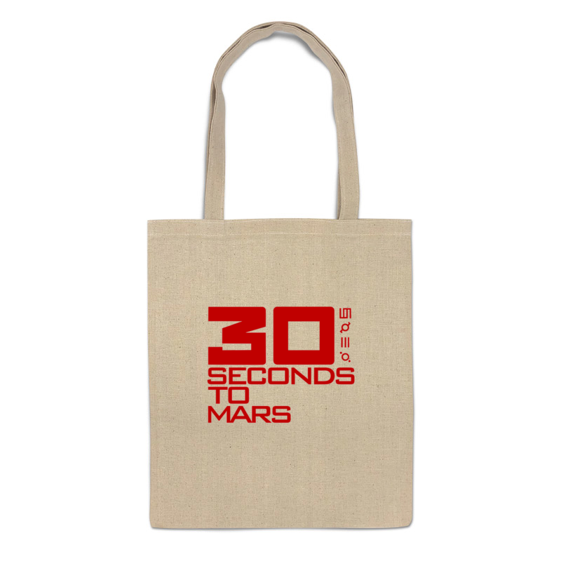 

Сумка-шоппер Printio 30 seconds to mars бежевая, Бежевый, 30 seconds to mars